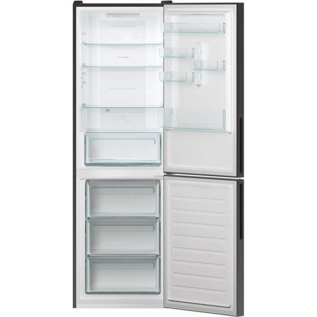 Gecombineerde koelkast - CANDY - CCE3T618EB - Klasse E - 341 L - 185 x 59,5 x 65,8 cm - Zwart