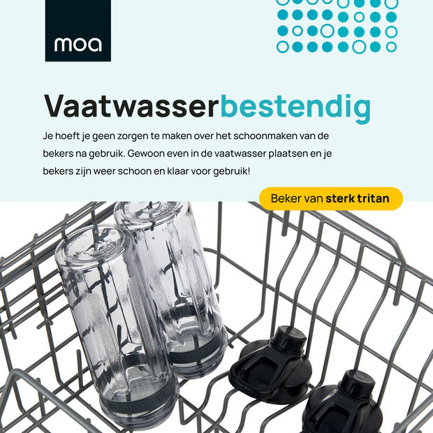 MOA Blender To Go MBC10 Extra Bekers - Bekers To Go - 2 trit