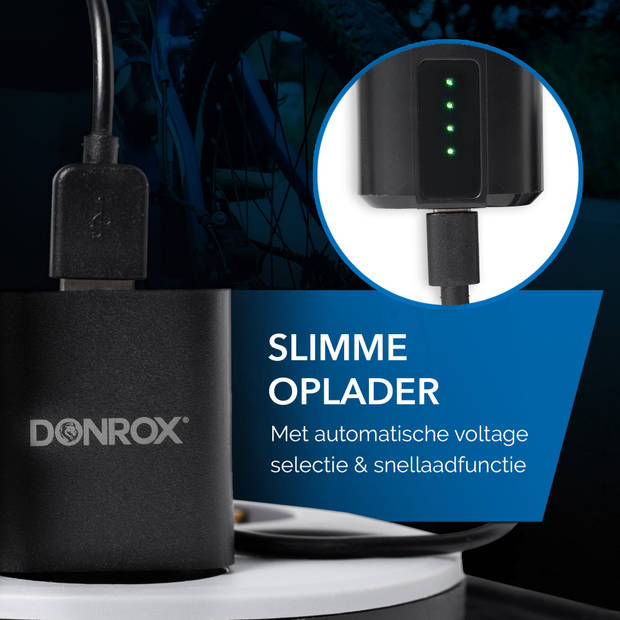 1 x Donrox Charge A201 - USB Adapter Universeel - Slimme Universele Oplader USB - Quick Charge 3.0 Technologie - 18 Watt