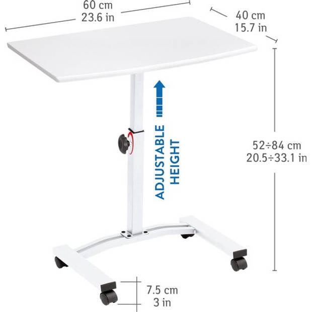 Tatkraft CHEER - Laptopstandaard wit 7-17 inch