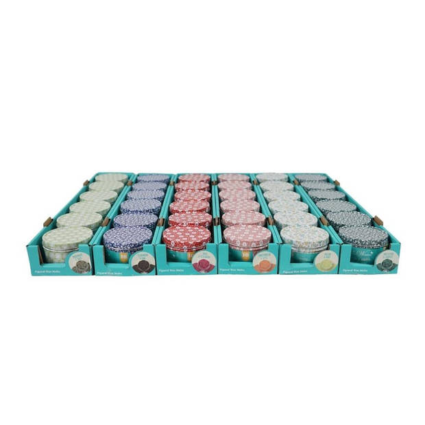 Waxmelts - rosemary & sage - 10 stuks In Vintage opbergblikje