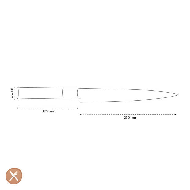 Satake - Kuro Vleesmes 23 cm