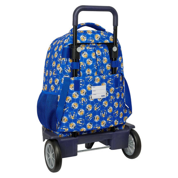 Schoolrugzak met Wielen Sonic Prime Blauw 33 x 45 x 22 cm