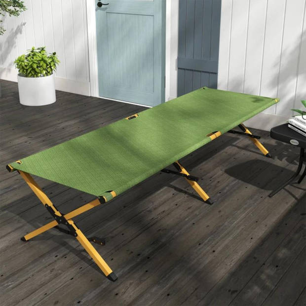 Veldbed - Kampeerbed - Logeerbed - Vouwbed - Stretcher - 196 cm x 64 cm x 45 cm