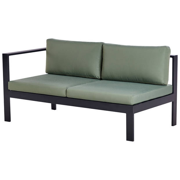 Beliani MESSINA - Loungeset-Groen-Aluminium