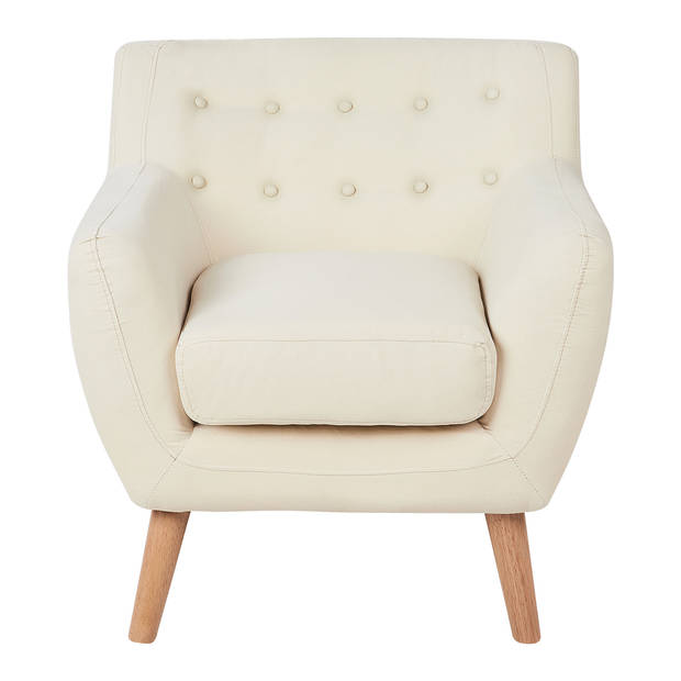 Beliani MOTALA - Fauteuil-Beige-Polyester