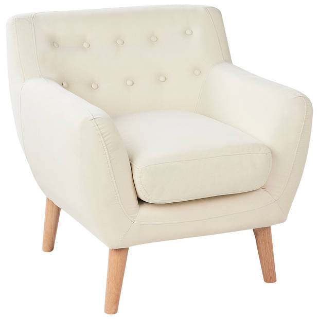 Beliani MOTALA - Fauteuil-Beige-Polyester