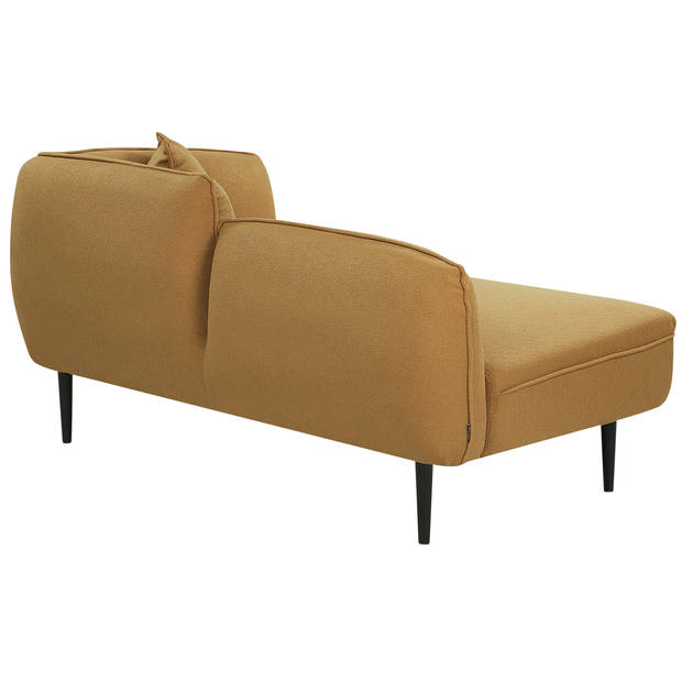 Beliani CHEVANNES - Chaise longue-Geel-Bouclé