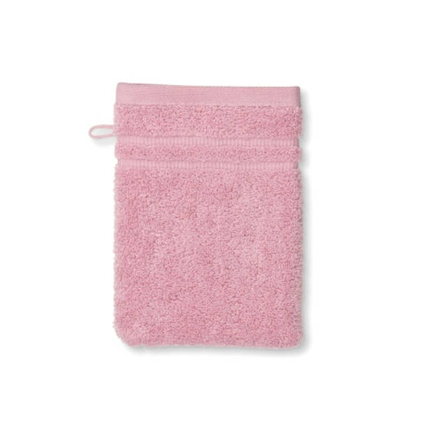 Kela - Washandje, Set van 3 Stuks, 15 x 21 cm, Parel Roze, Katoen - Kela Leonora