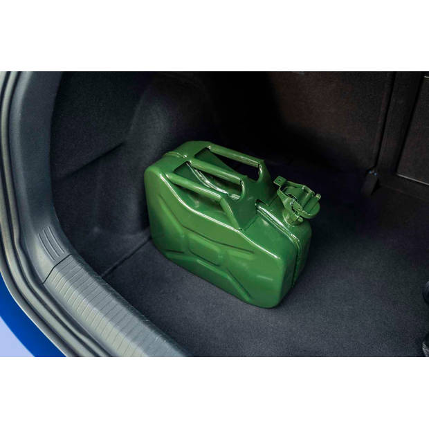 Green Series - Metalen Jerrycan - 10 Liter - Legergroen - met schenktuit