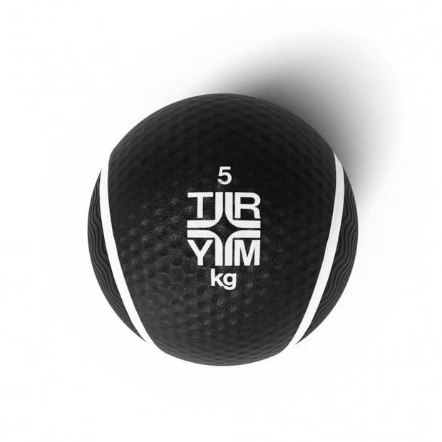 TRYM Medicijnbal - Medicine Ball - Rubber - Zwart - 5 kg