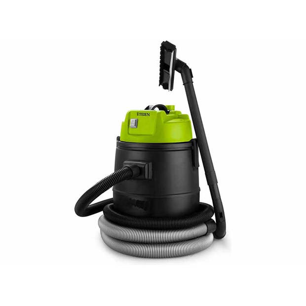 Teien vijverstofzuiger met afvoer 1600W 30 liter - Volautomatische waterstofzuiger voor o.a. slib