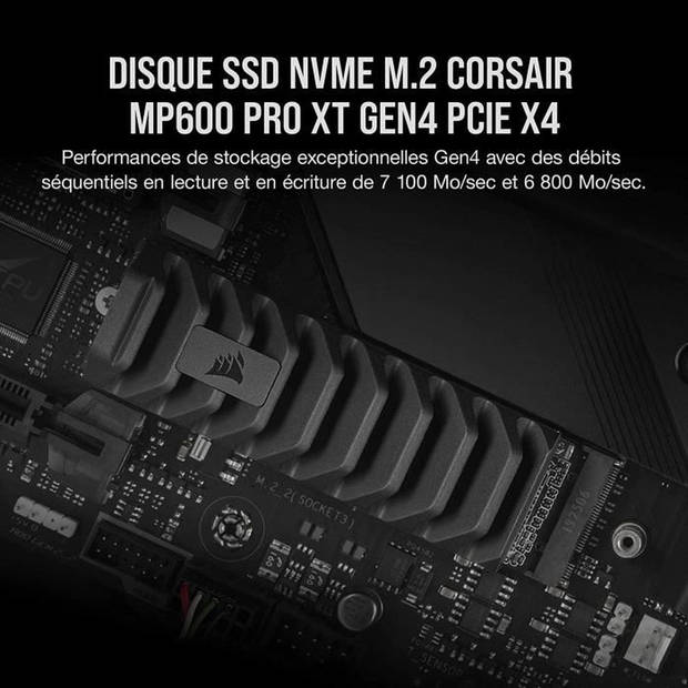 Corsair Mp600 Pro Xt Solid State-Schijf - 2Tb Nvme Pcie M.2 (Cssd-F2000Gbmp600Pxt)