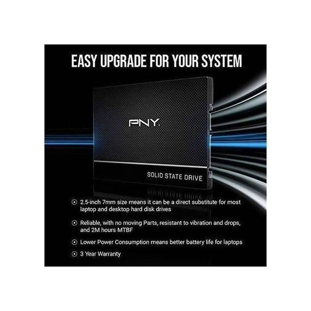 Pny - Cs900 Sata - Ssd-Schijf - 2,5 - 500 Gb