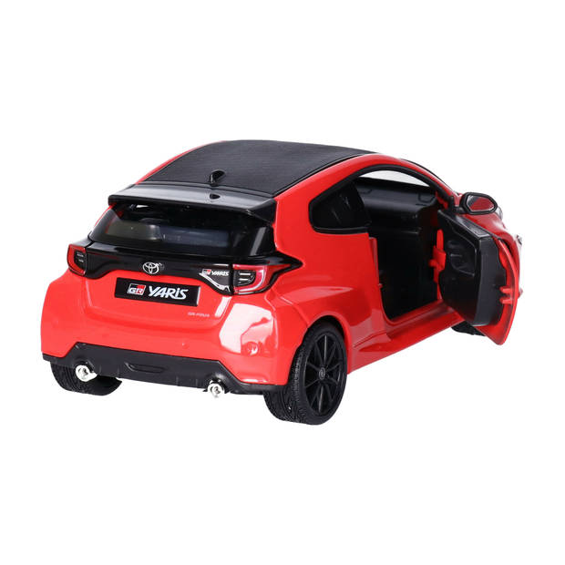 Maisto modelauto Toyota Yaris - rood - schaal 1:24 - Speelgoed auto's