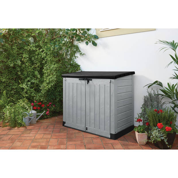 Keter Store It Out Max Opbergbox - 1200L - 145,5x82x125cm - Grijs/Zwart