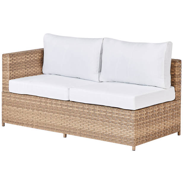 Beliani AVOLA - Loungeset-Wit-PE rotan