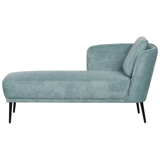 Beliani ARTHEZE - Chaise longue-Blauw-Polyester