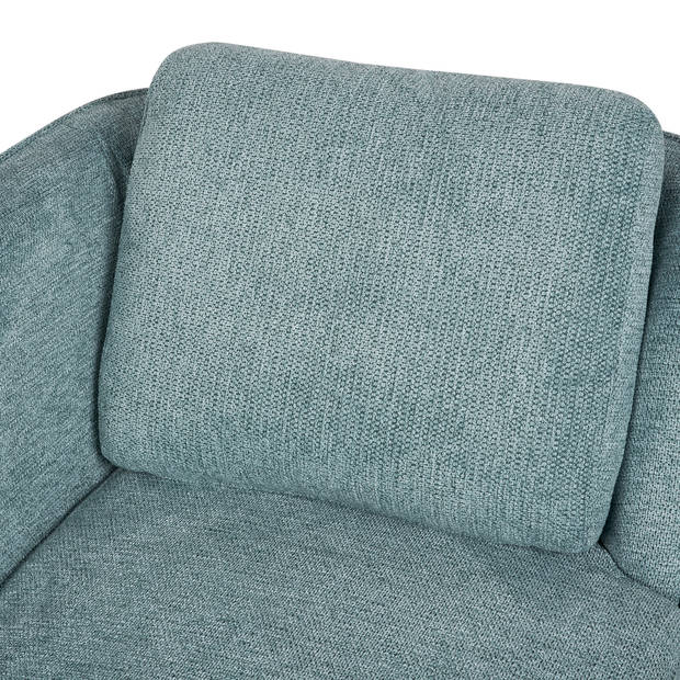 Beliani ARTHEZE - Chaise longue-Blauw-Polyester