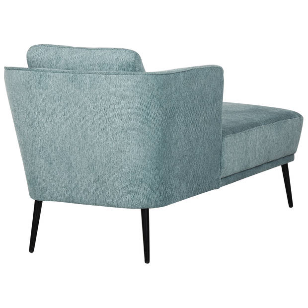 Beliani ARTHEZE - Chaise longue-Blauw-Polyester