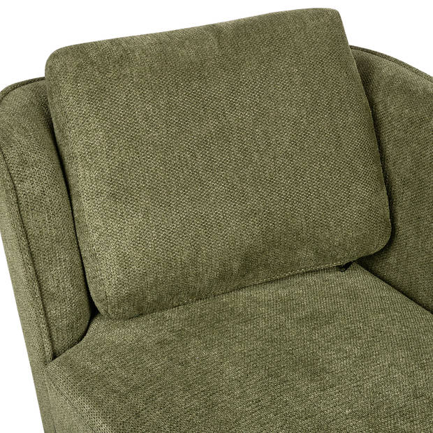 Beliani ARTHEZE - Chaise longue-Groen-Polyester