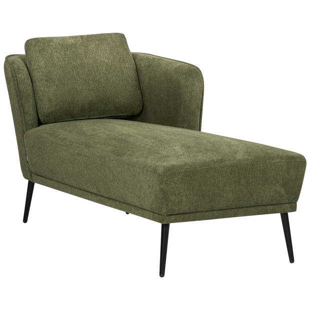 Beliani ARTHEZE - Chaise longue-Groen-Polyester