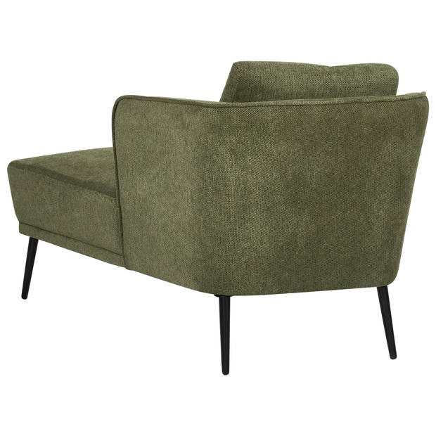 Beliani ARTHEZE - Chaise longue-Groen-Polyester