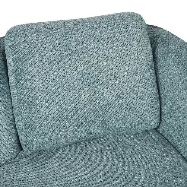 Beliani ARTHEZE - Chaise longue-Blauw-Polyester