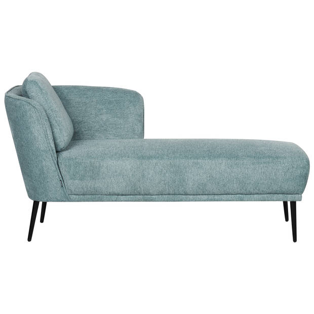 Beliani ARTHEZE - Chaise longue-Blauw-Polyester