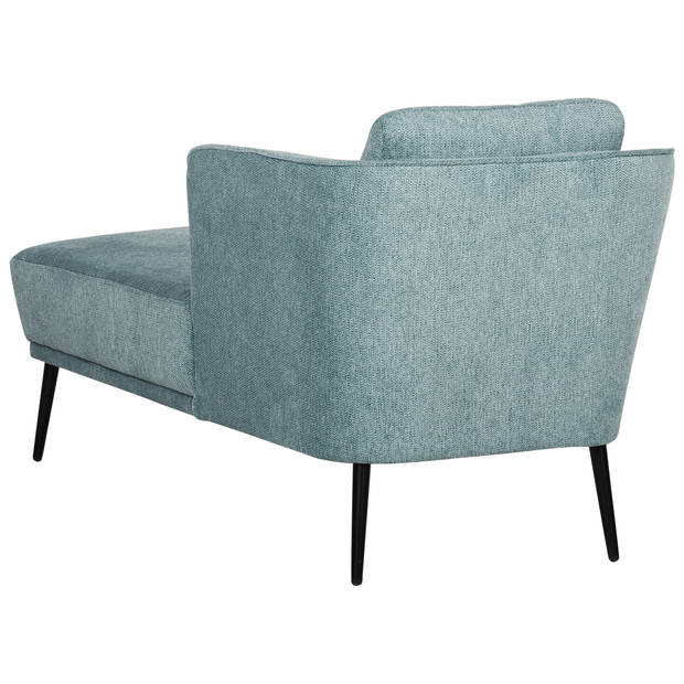 Beliani ARTHEZE - Chaise longue-Blauw-Polyester