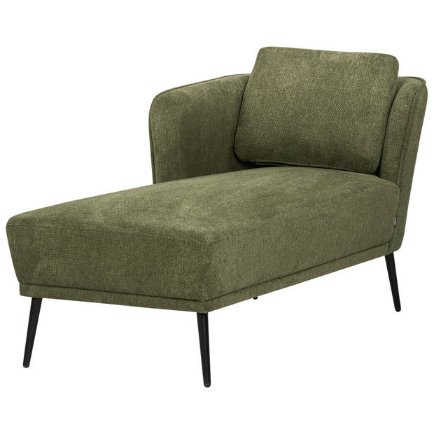 Beliani ARTHEZE - Chaise longue-Groen-Polyester