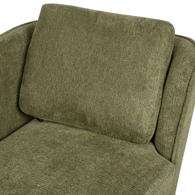 Beliani ARTHEZE - Chaise longue-Groen-Polyester