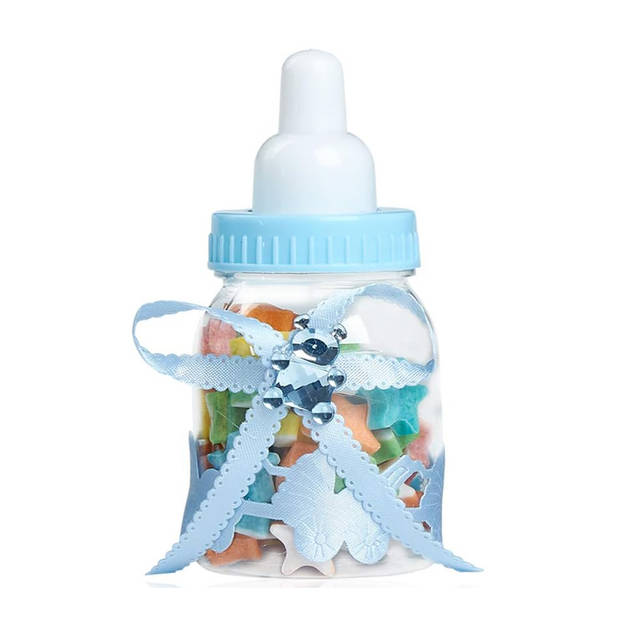 Mega baby fles blauw - Babyshower Blauw