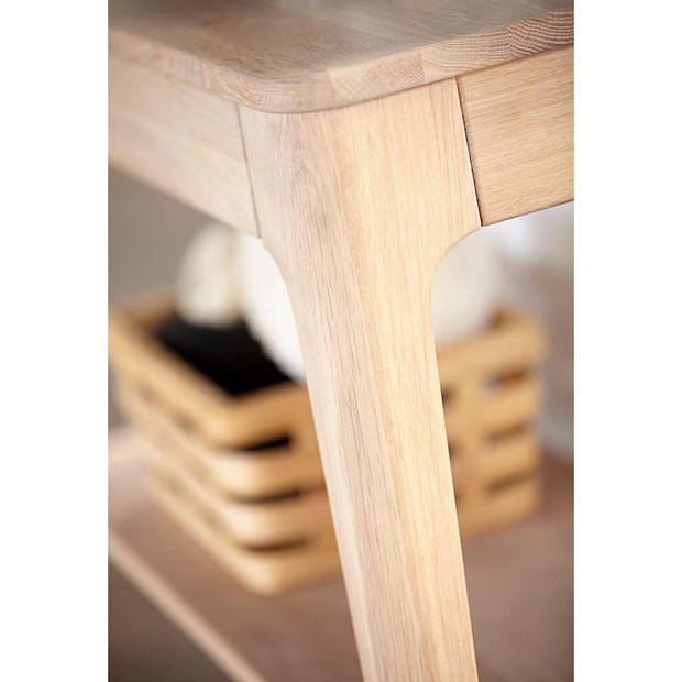 Rune sidetable - 90 cm - eikenhout - naturel