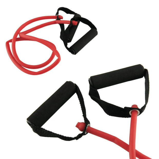 Toorx Fitness Weerstandsband met Grip Zwaar - Zwart