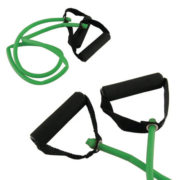 Toorx Fitness Weerstandsband met Grip Set: Rood, Groen, Zwart