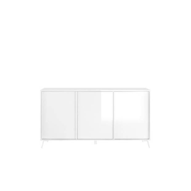 Citizen Buffet - White Laked White Decor - 3 deuren - L 156 x D 40 x H 84 cm