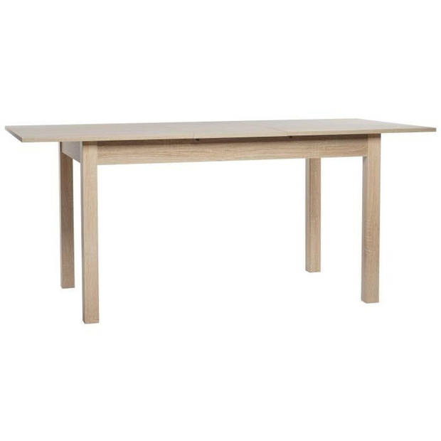 COBURG Uitschuifbare eettafel van 6 tot 10 personen Klassiek eiken decor - L 137-177 xl 80 cm