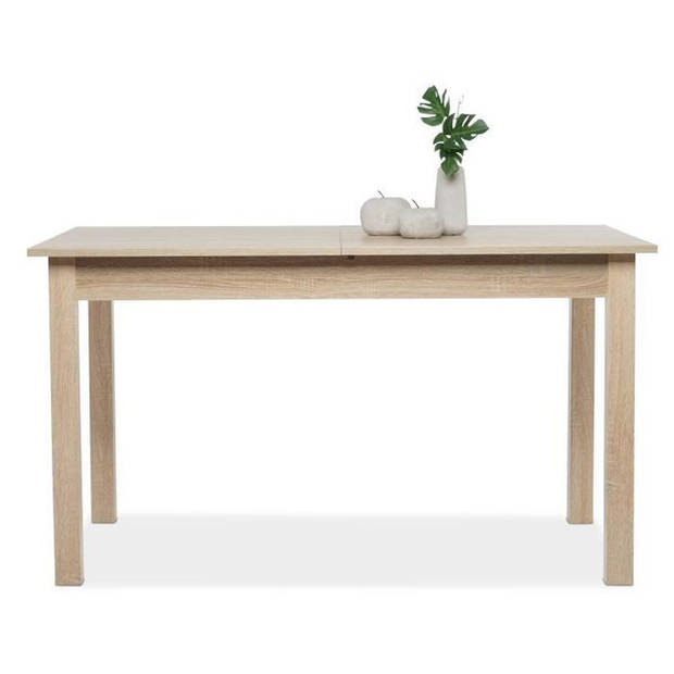 COBURG Uitschuifbare eettafel van 6 tot 10 personen Klassiek eiken decor - L 137-177 xl 80 cm