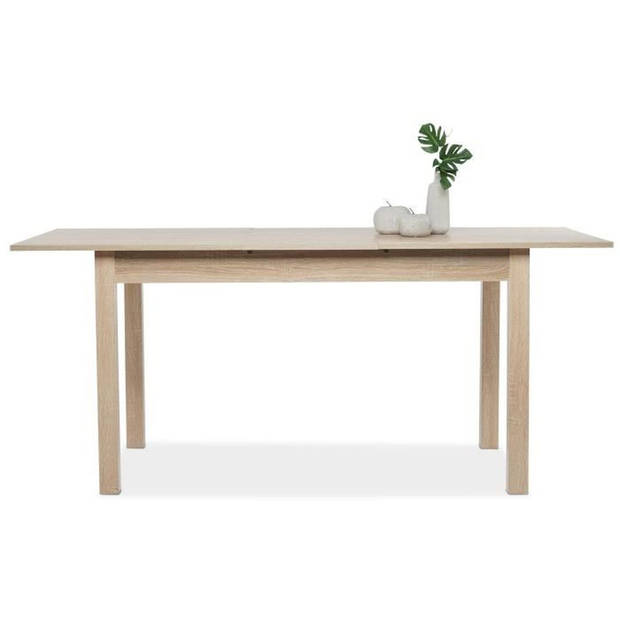 COBURG Uitschuifbare eettafel van 6 tot 10 personen Klassiek eiken decor - L 137-177 xl 80 cm