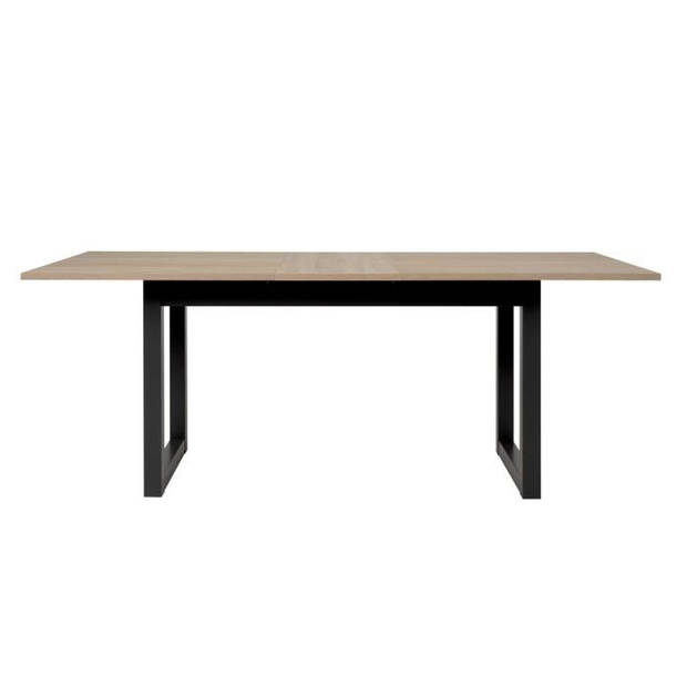 Uitschuifbare eettafel 160-200 cm - Sonoma eiken en antraciet decor - DENVER