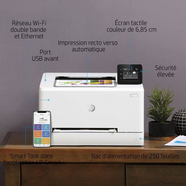 HP Color LaserJet Pro M255dw Snelle duplex laserprint in kleur Wifi