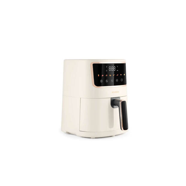 Hyundai Electronics - Digitale airfryer met Kleurendisplay - 4.2 Liter - Wit Rosegoud