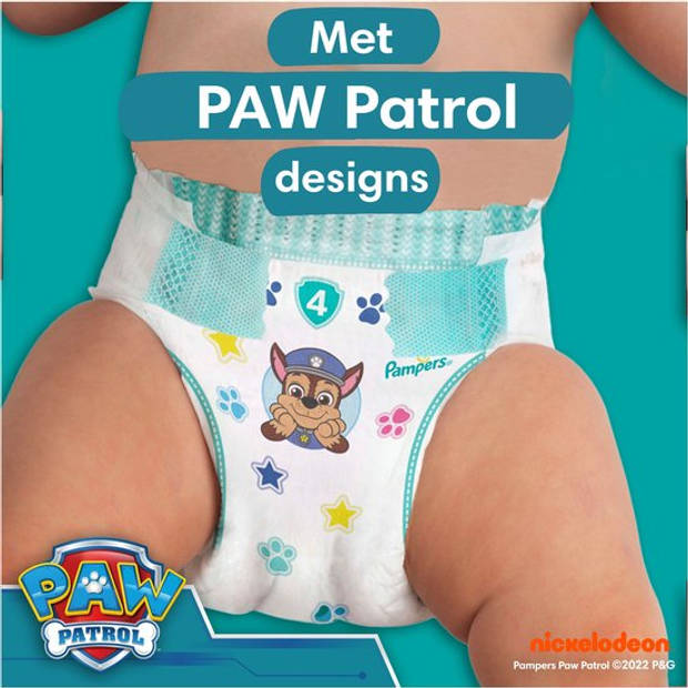 Pampers Baby-Dry - Paw Patrol-editie - Maat 6 (13kg-18kg) - 164 Luiers - Maandbox