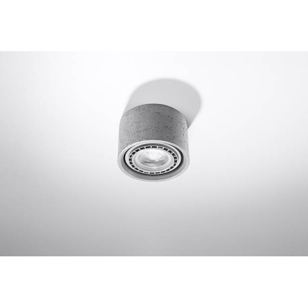 Sollux Plafondlamp Basic 1 lichts beton