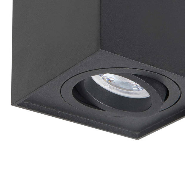 Highlight Spot Maxi Rebel Vierkant B 10 cm zwart