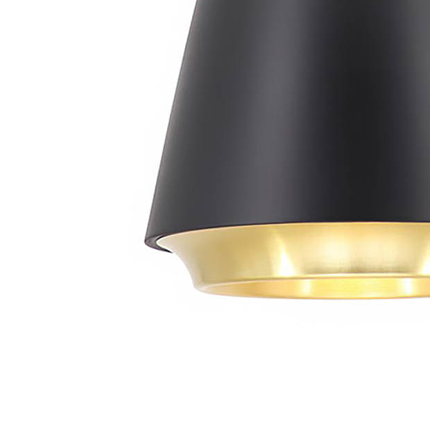 Artdelight Hanglamp Santiago Ø 35 cm zwart-goud