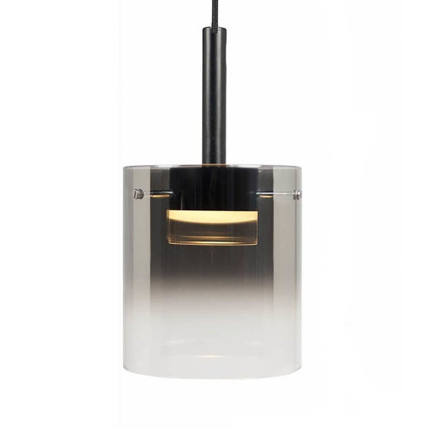 Highlight Hanglamp Salerno 4 lichts recht 110 cm zwart