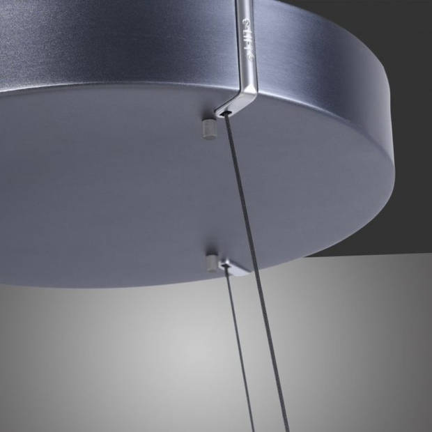 Paul Neuhaus Hanglamp E-Clipse e-Lift Ø 70 cm donker grijs