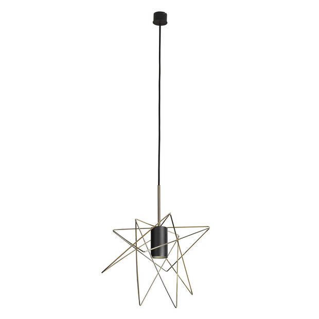 Nowodvorski Hanglamp Gstar Ø 30 cm zwart goud